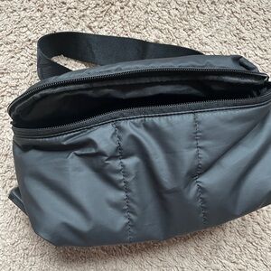 Calpak Luka Black Belt Bag Matte Black